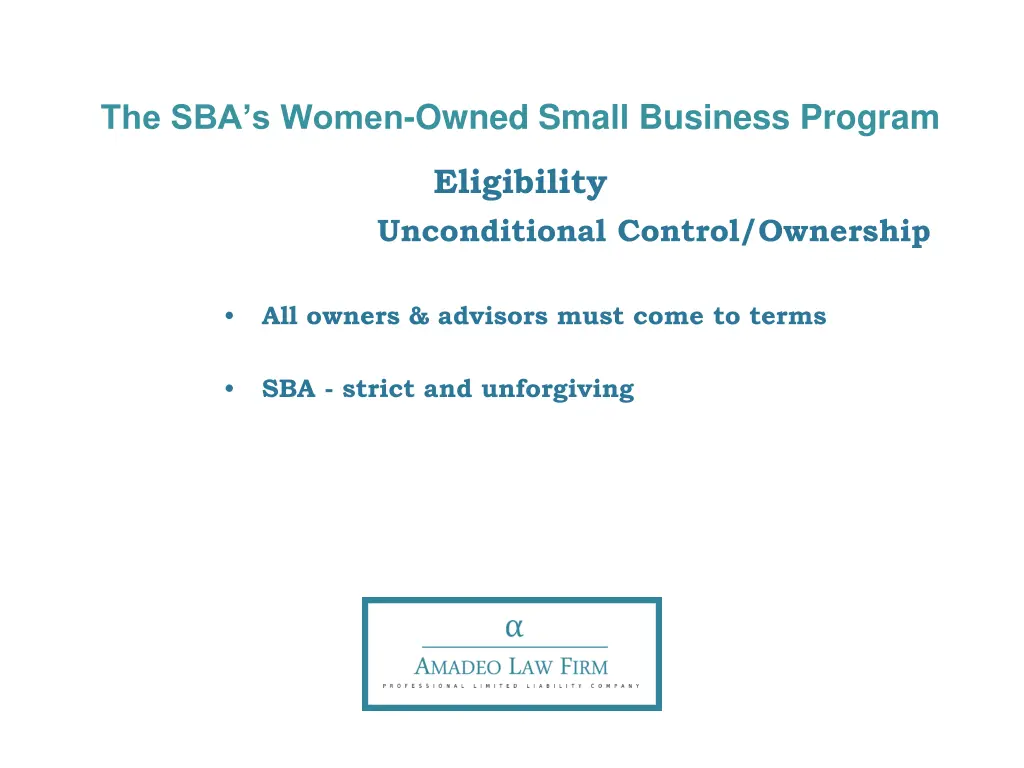 the sba s women owned small business program 5