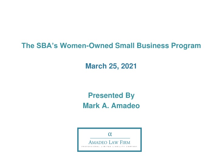 the sba s women owned small business program