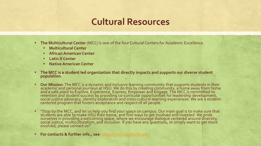 cultural resources