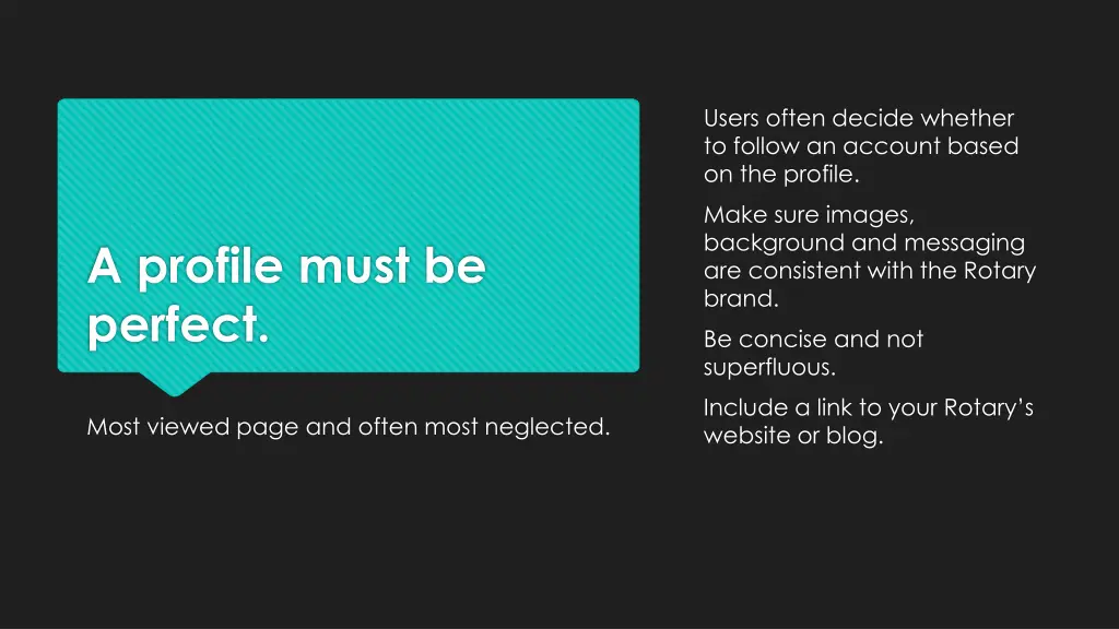 users often decide whether to follow an account
