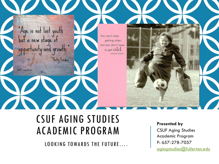 csuf aging studies academic program