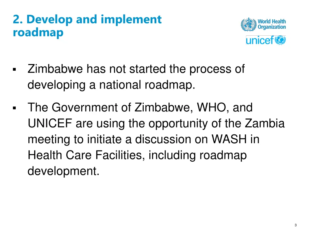 2 develop and implement roadmap