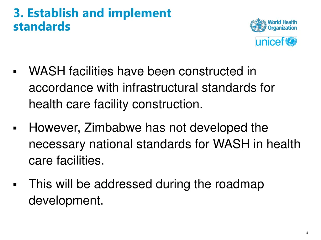 3 establish and implement standards