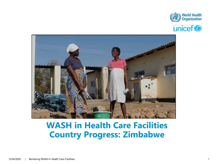 wash in health care facilities country progress