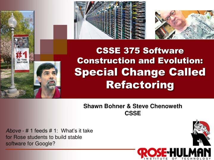 csse 375 software construction and evolution