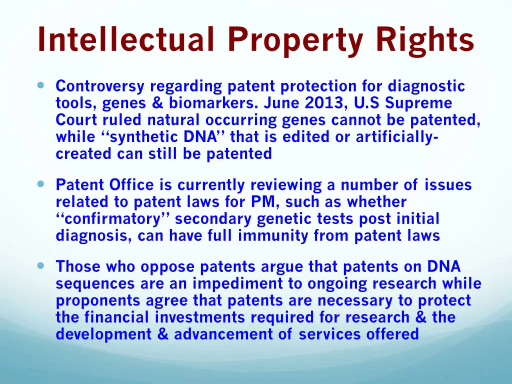 intellectual property rights