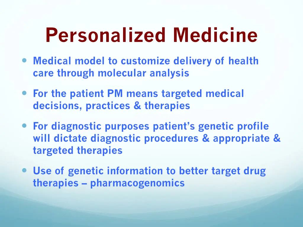 personalized medicine 1