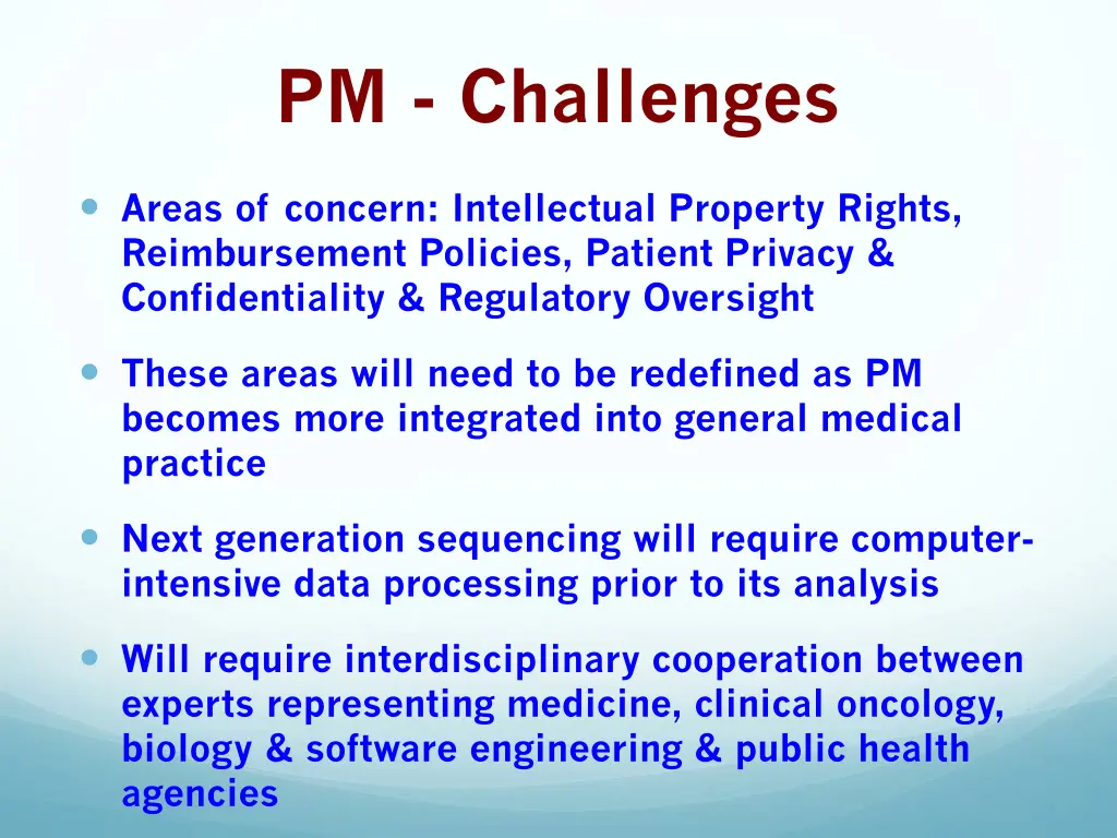 pm challenges