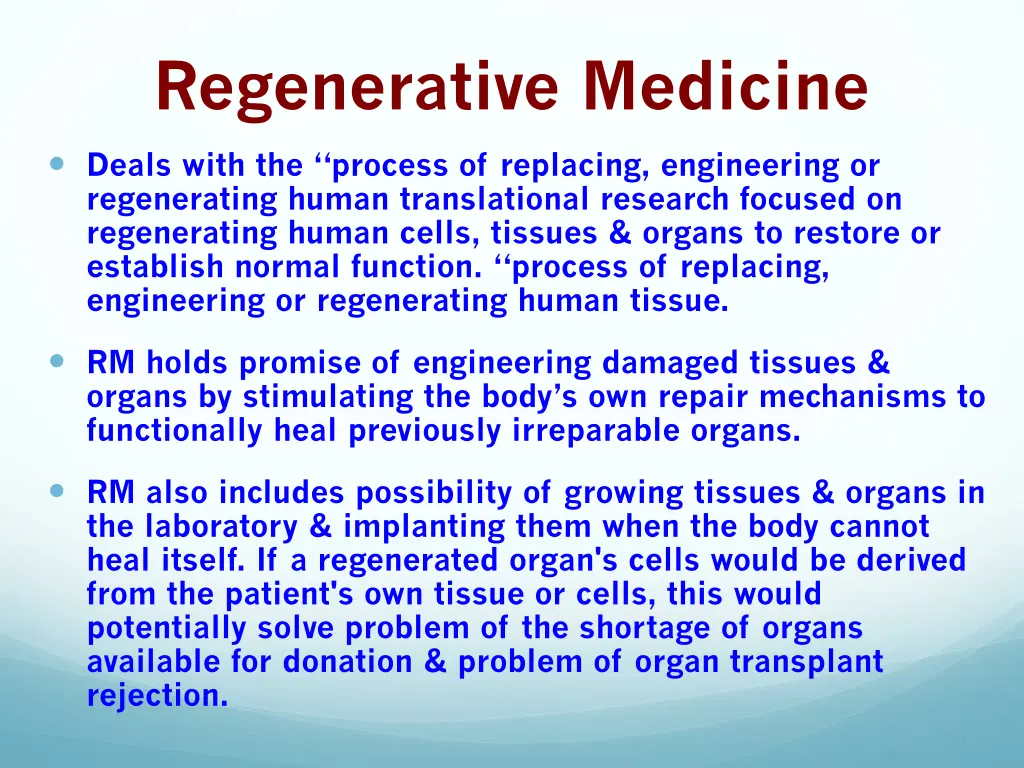 regenerative medicine 1
