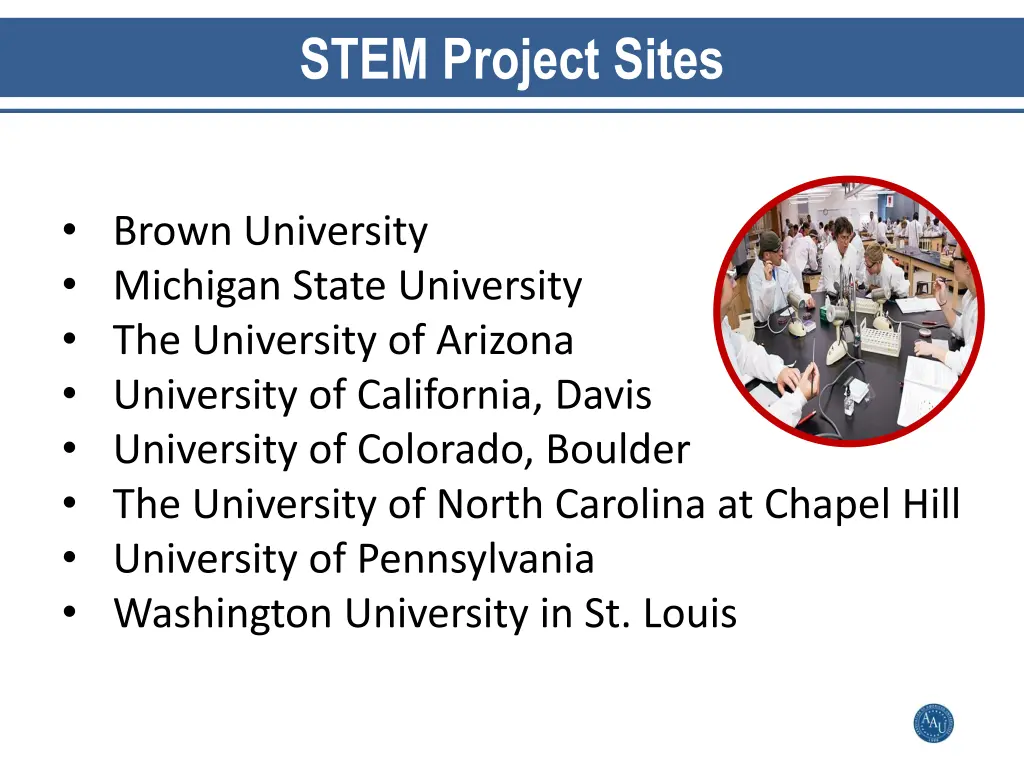 stem project sites