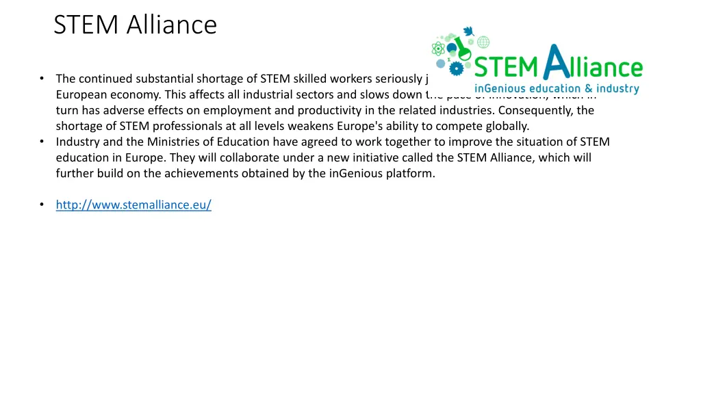 stem alliance