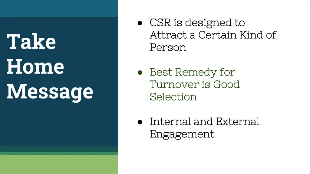 csr is designed to csr is designed to attract