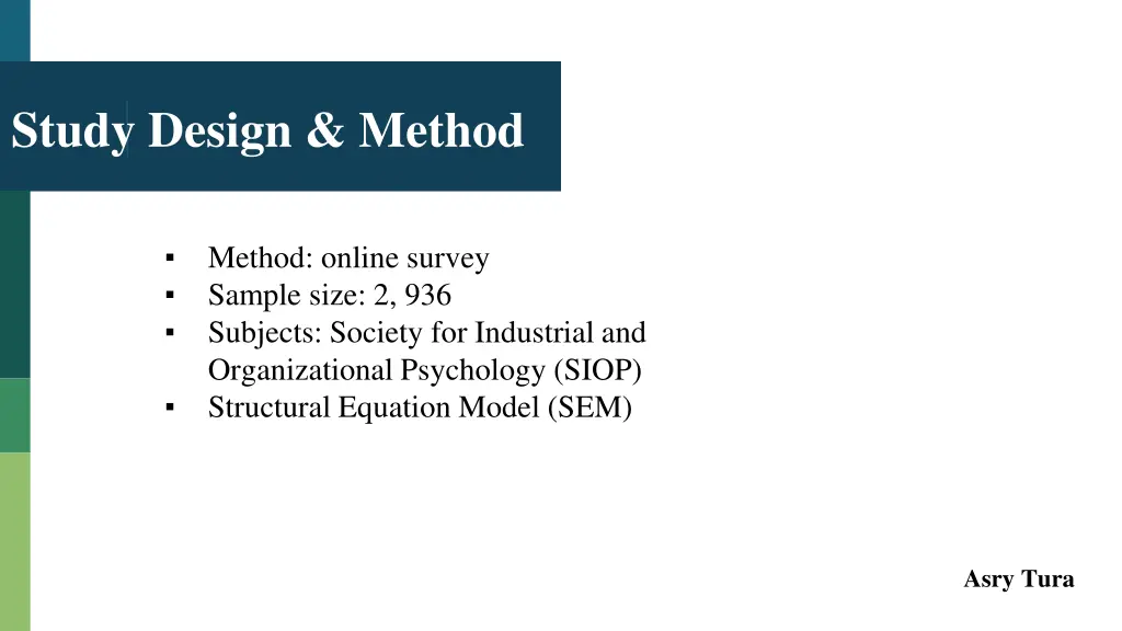 study design method