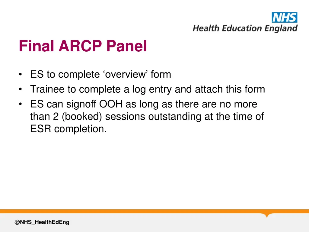 final arcp panel