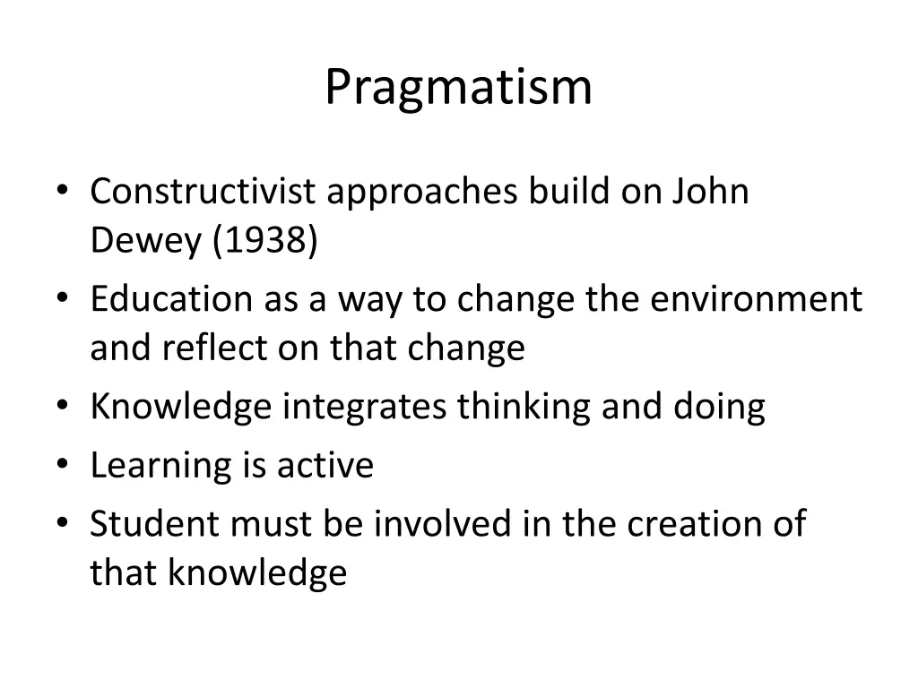 pragmatism