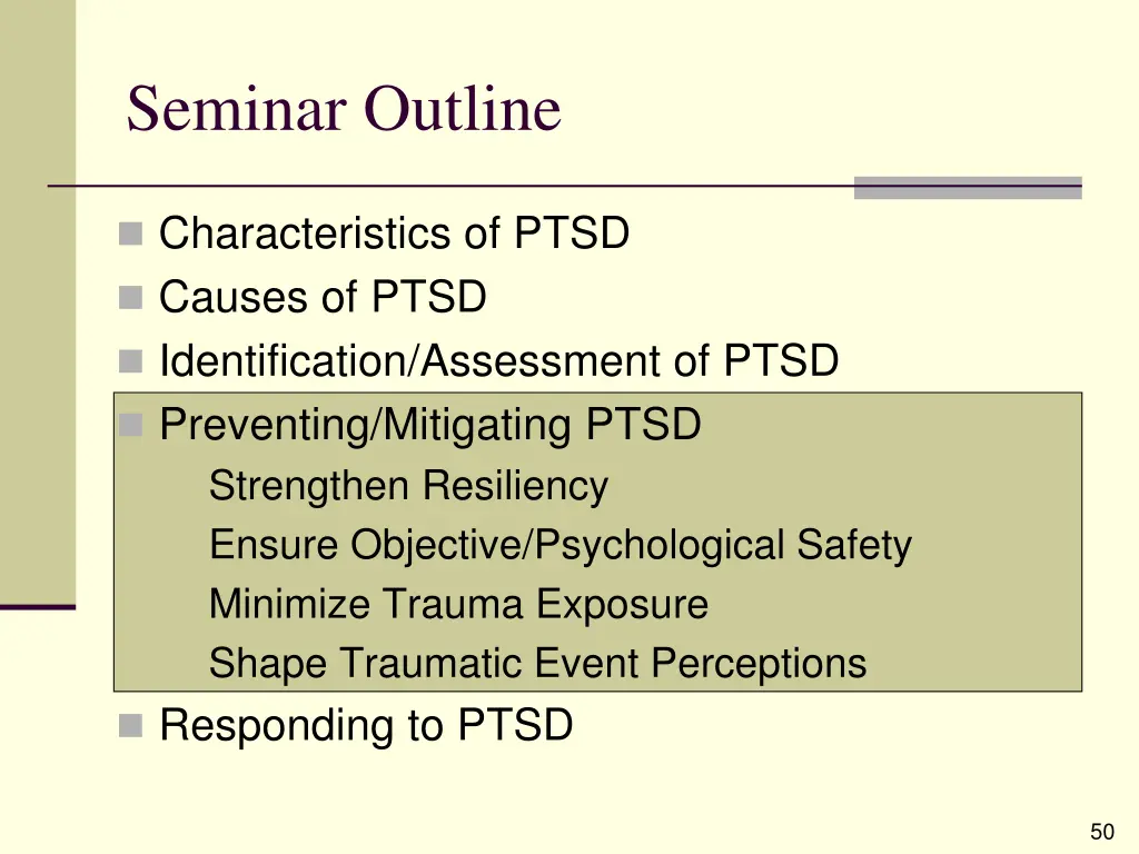 seminar outline 4