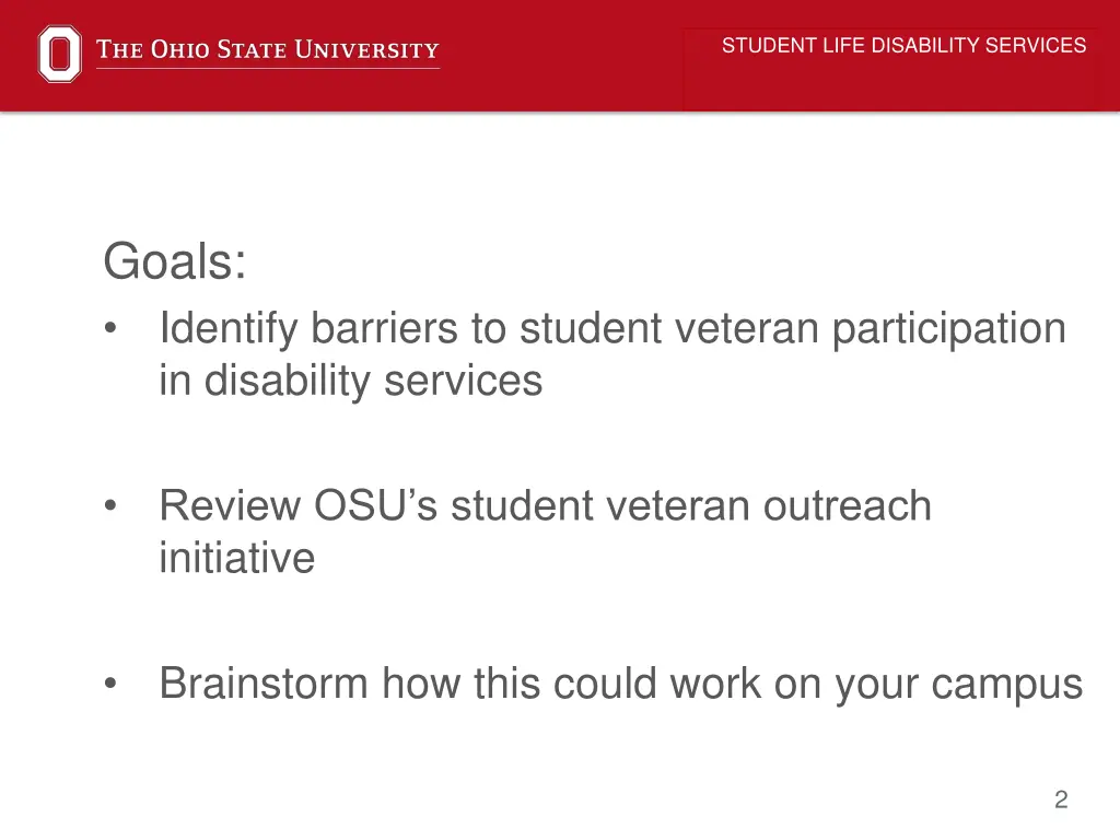 student life disability services