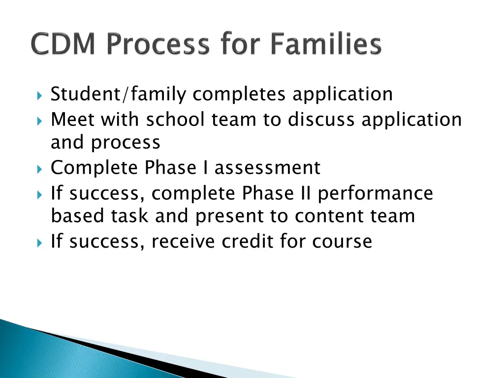 student family completes application meet with
