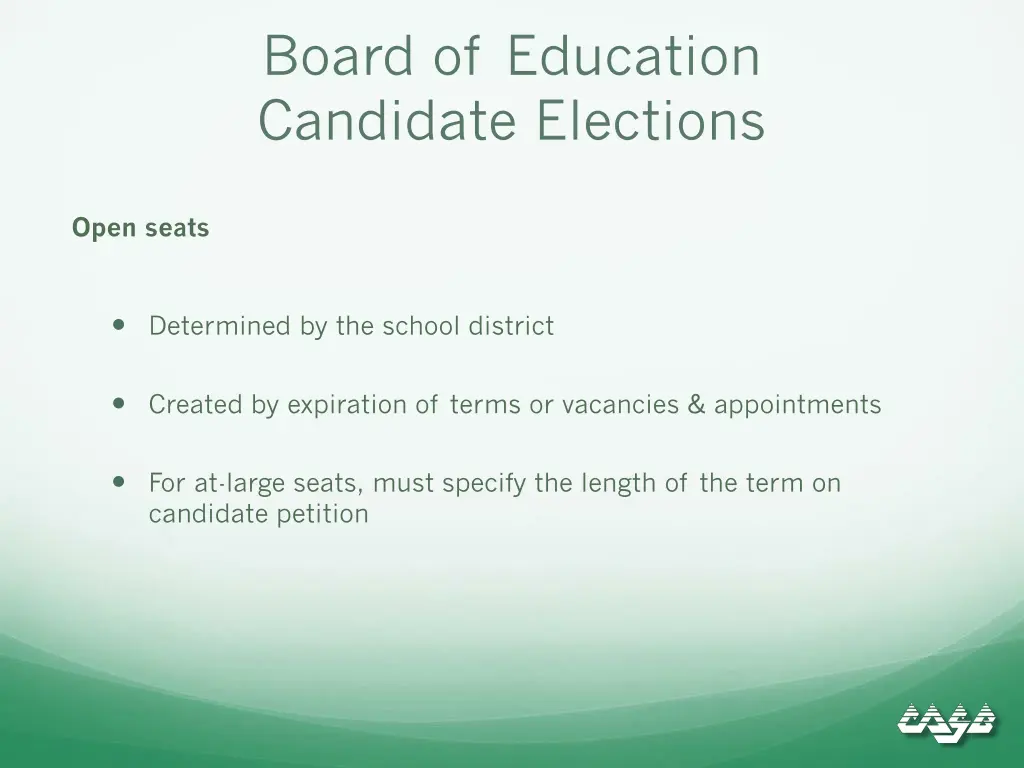 board of education candidate elections