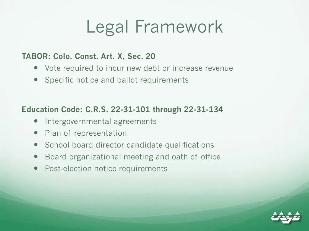 legal framework 1