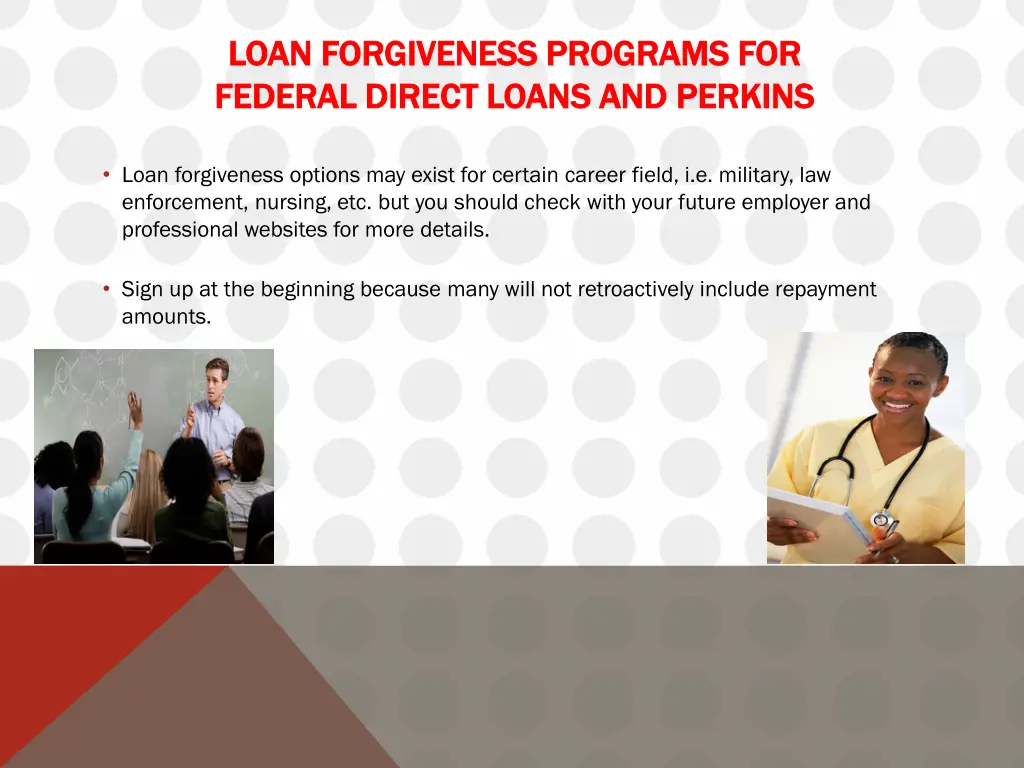 loan forgiveness programs for loan forgiveness