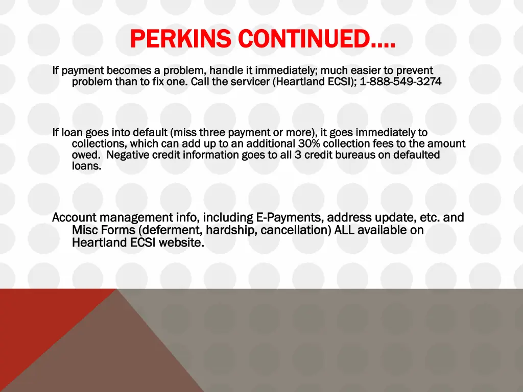 perkins continued perkins continued