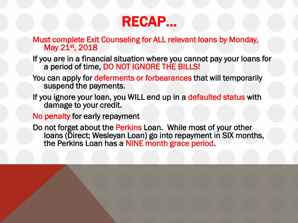 recap recap