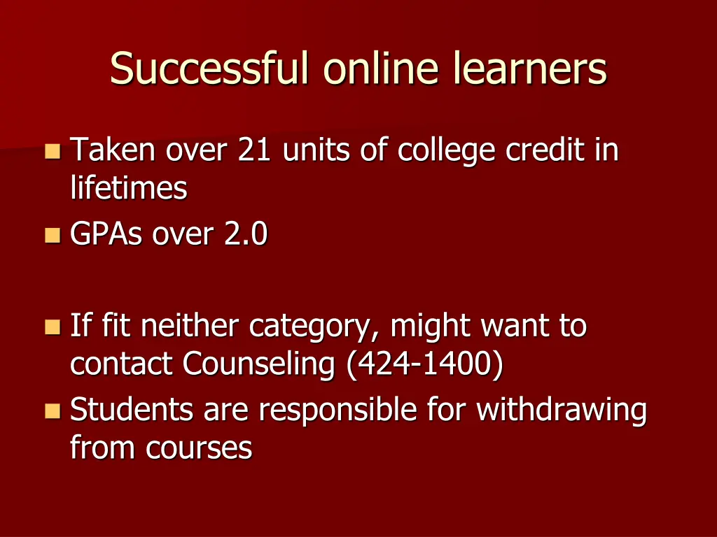 successful online learners 1