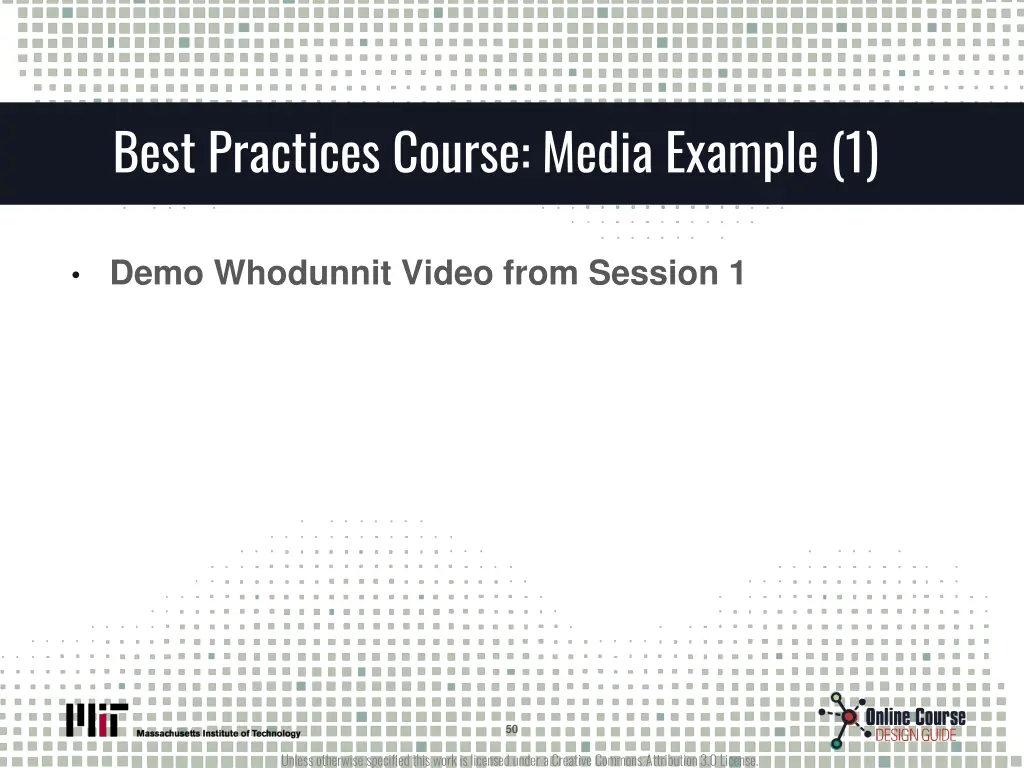 best practices course media example 1