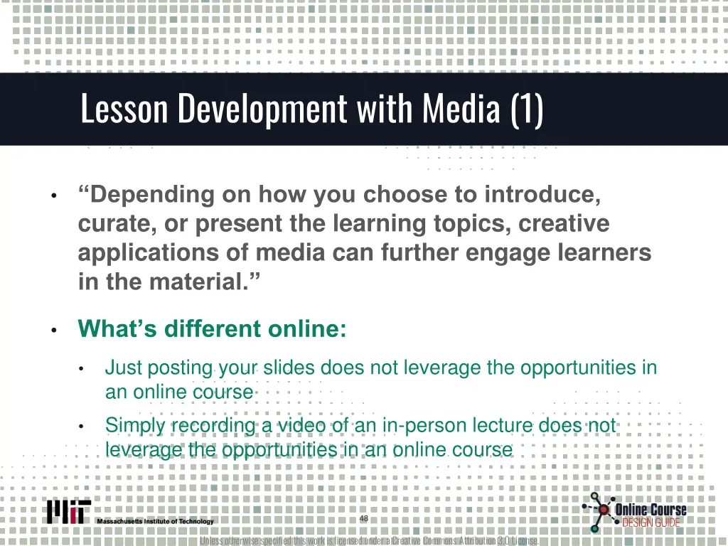 lesson development with media 1