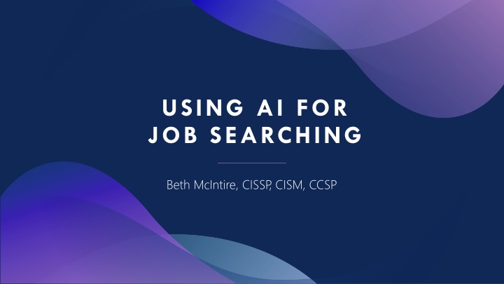 using ai for job searching