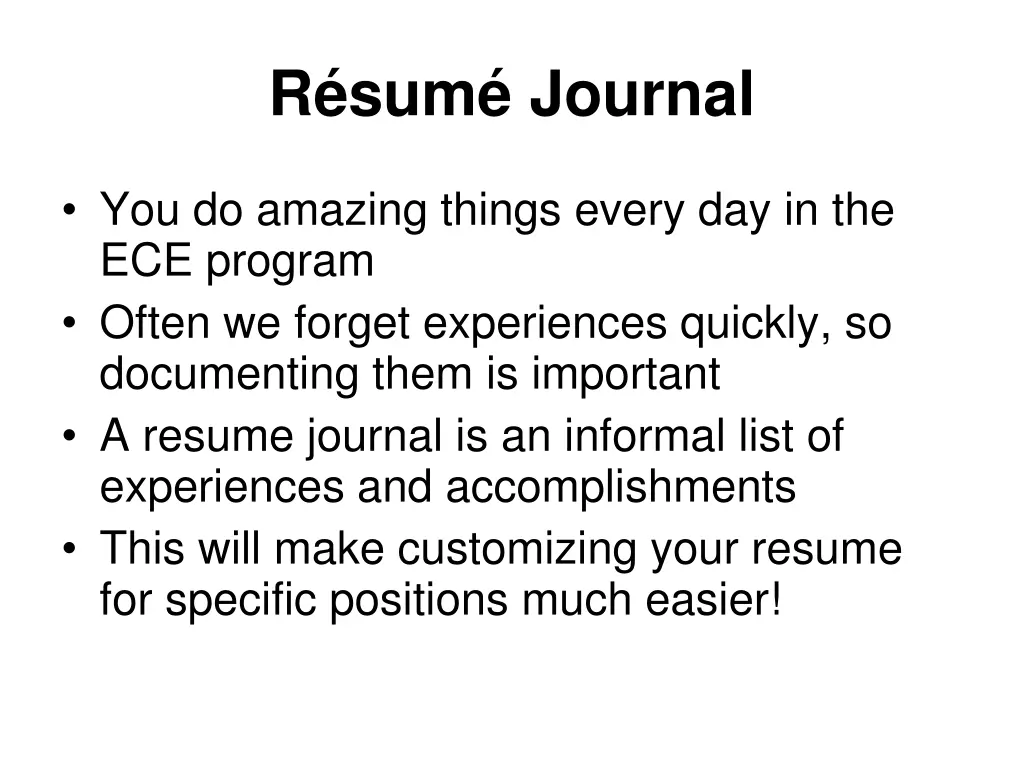 r sum journal