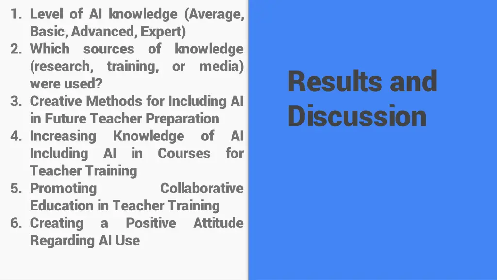 1 level of ai knowledge average basic advanced