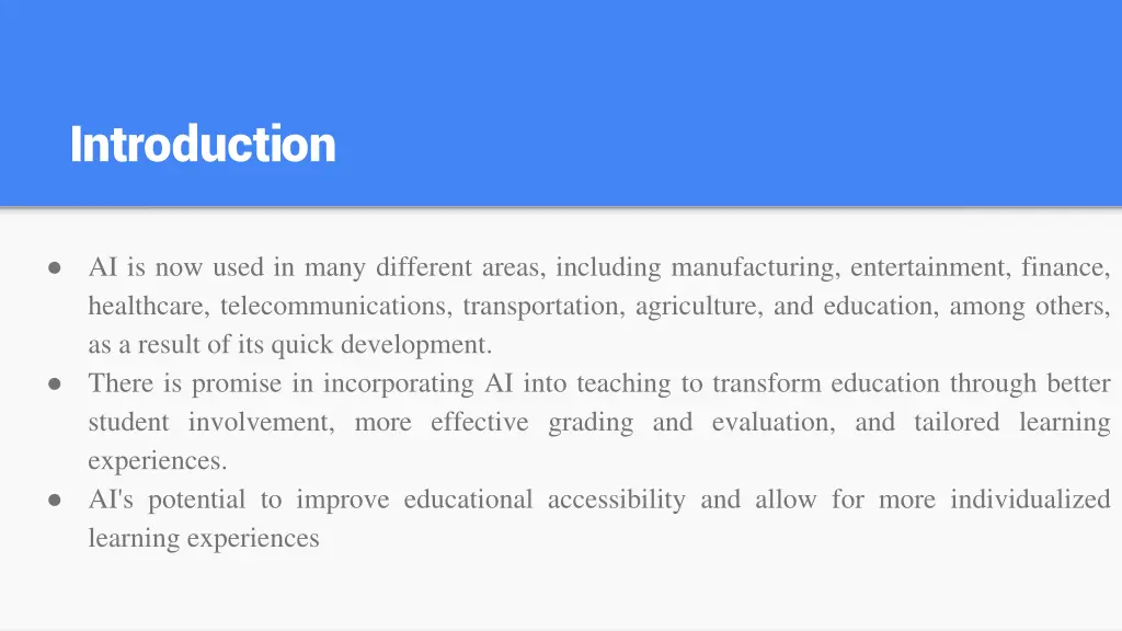 introduction