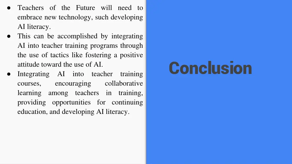 teachers of the future will need to embrace