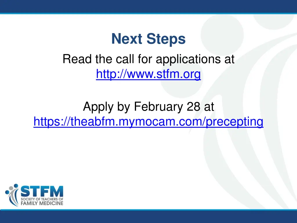 next steps