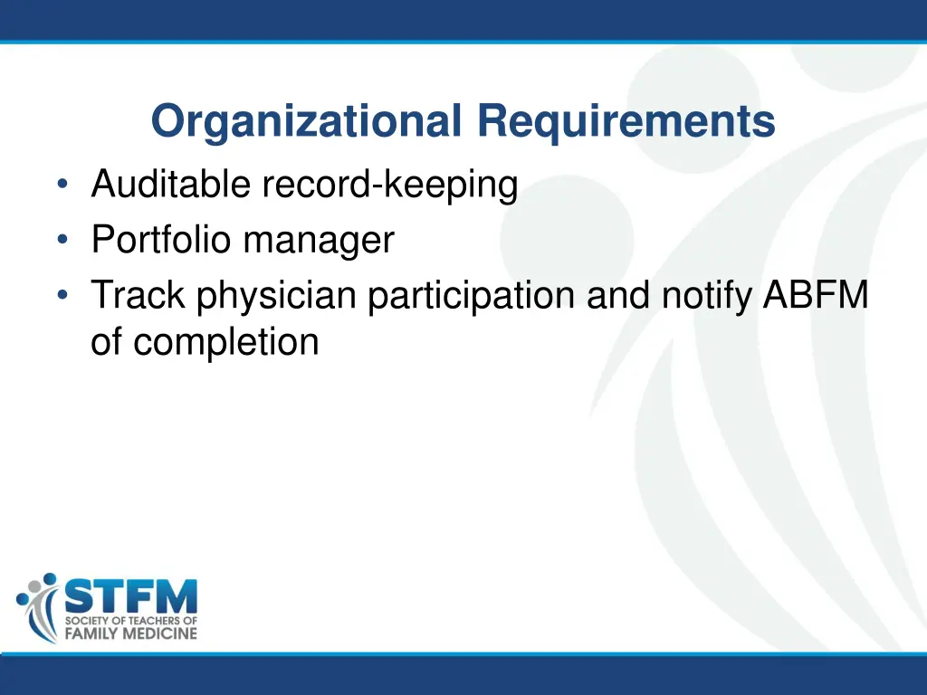 organizational requirements auditable record