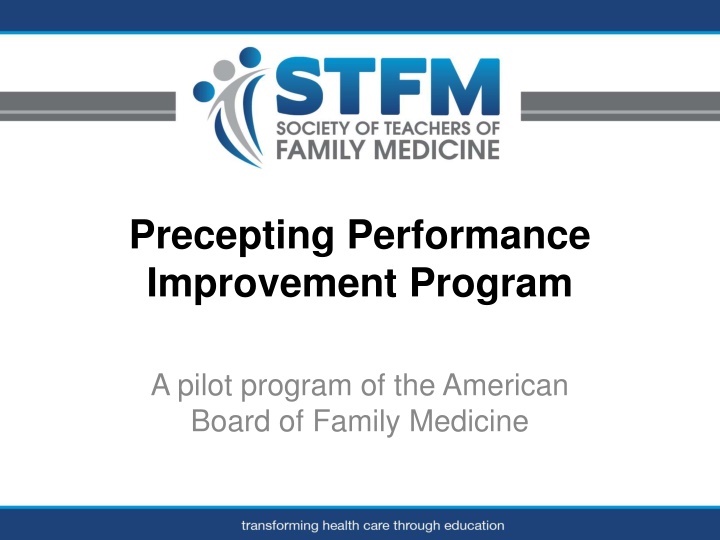 precepting performance improvement program