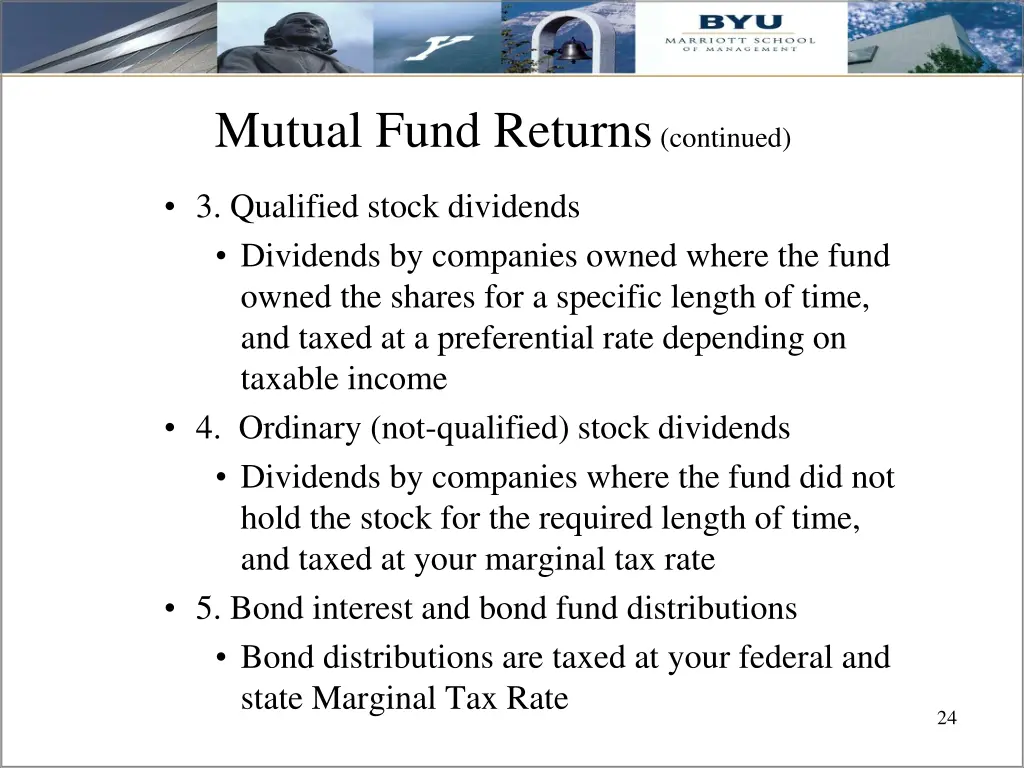 mutual fund returns continued 1