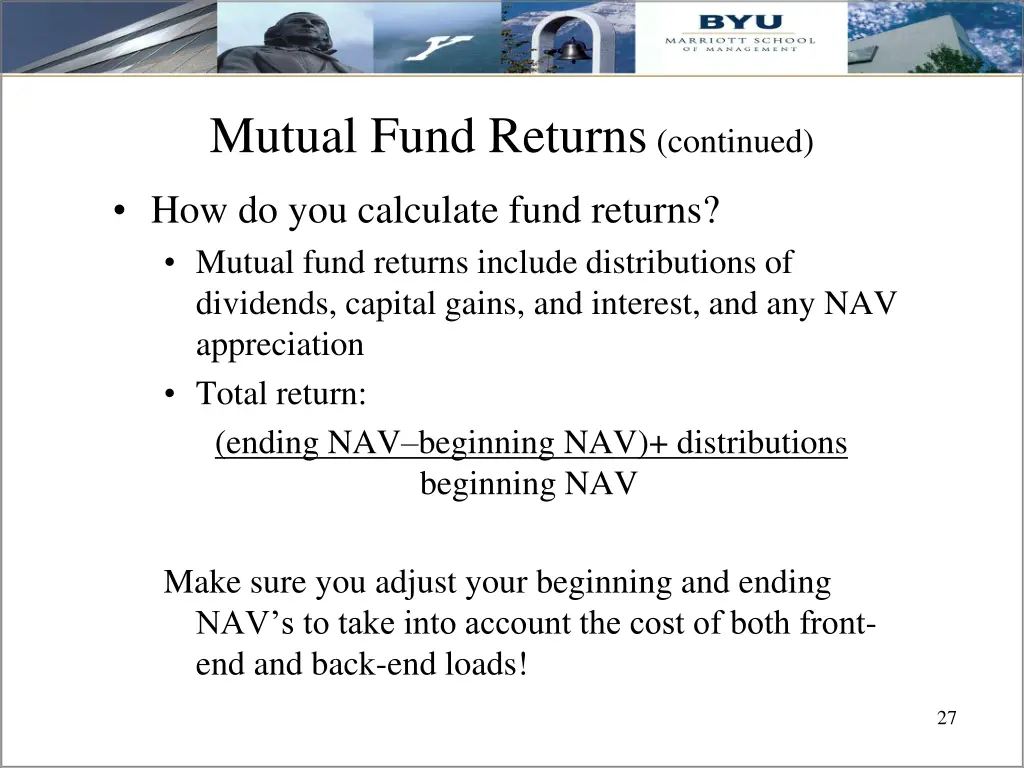 mutual fund returns continued 4
