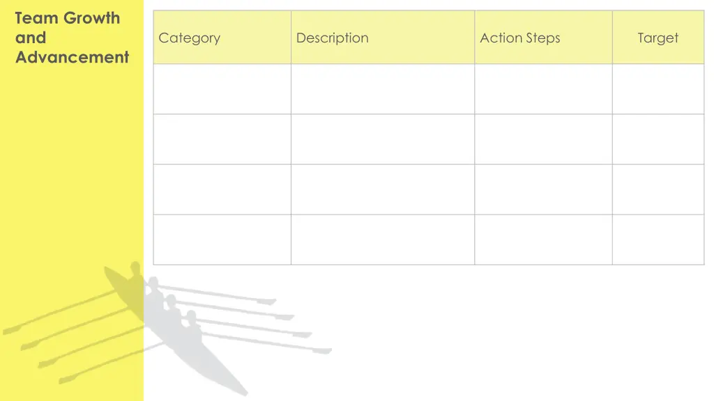 team growth and advancement