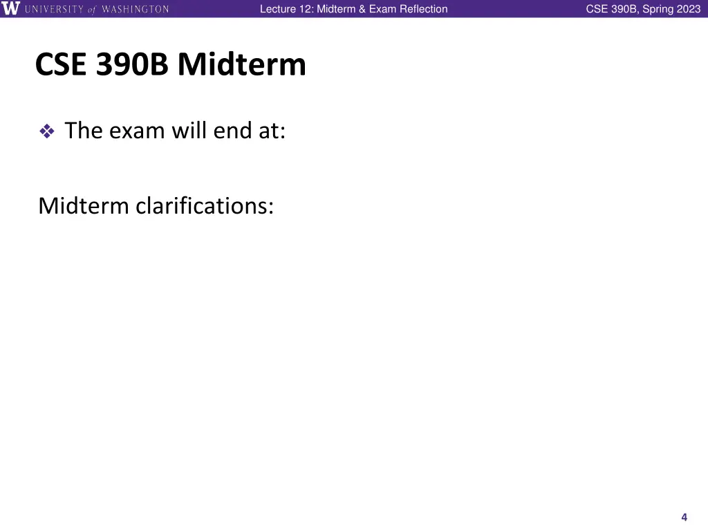 lecture 12 midterm exam reflection 2