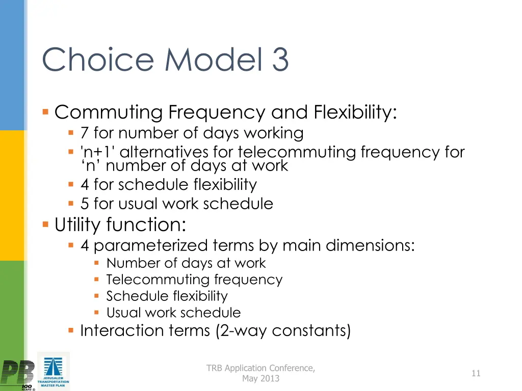 choice model 3