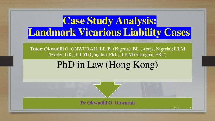 case study analysis landmark vicarious liability