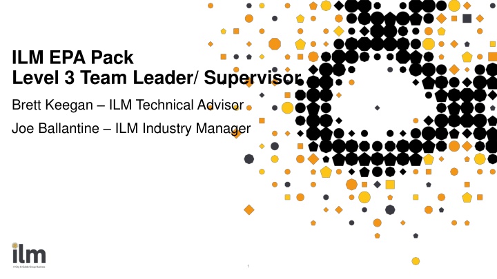 ilm epa pack level 3 team leader supervisor