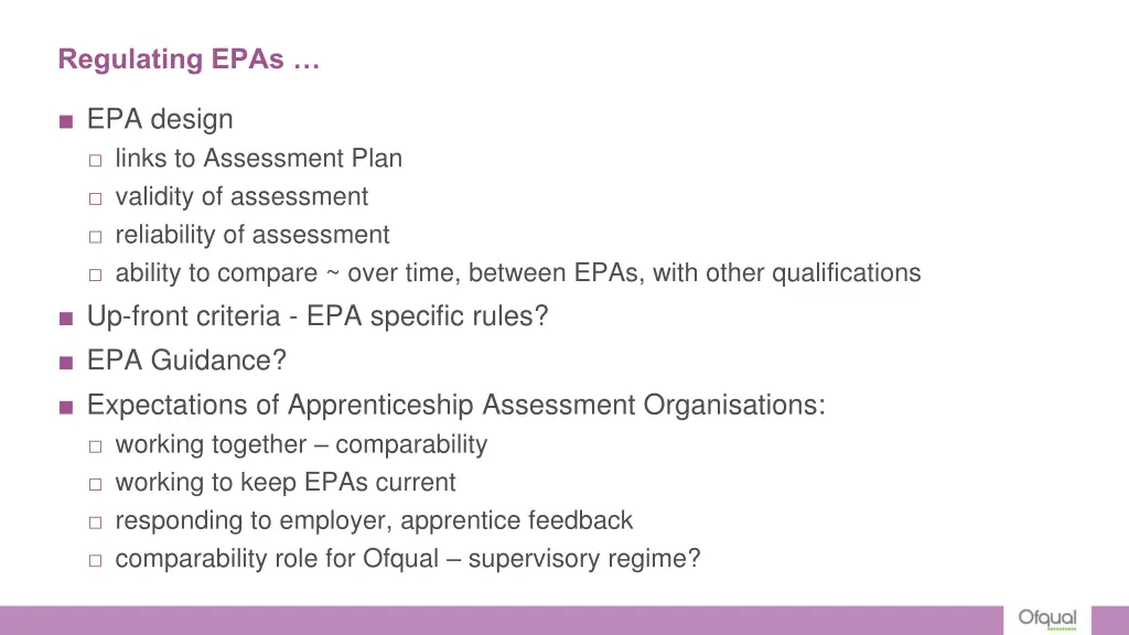 regulating epas