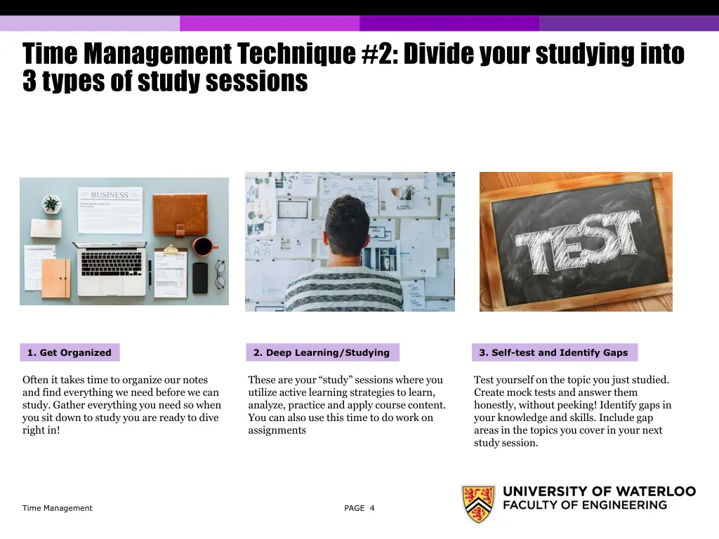 time management technique 2 divide your studying