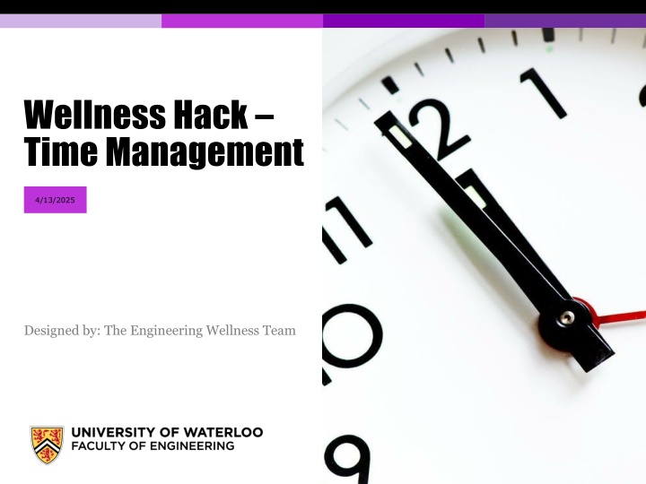 wellness hack time management