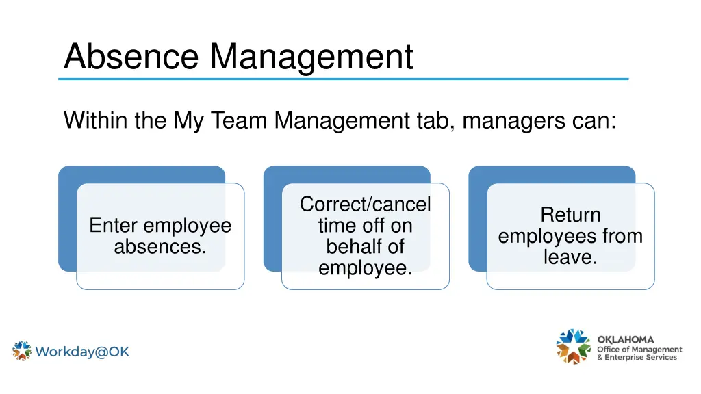 absence management
