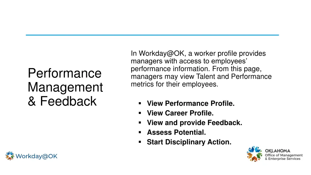 in workday@ok a worker profile provides managers
